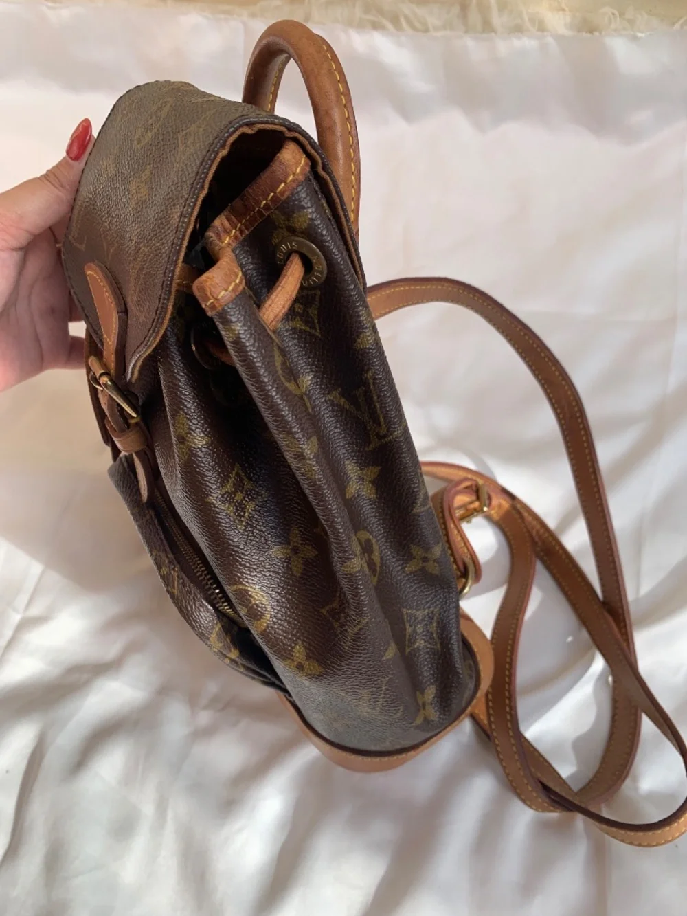 Authentic Louis Vuitton Montsouris PM mini backpack